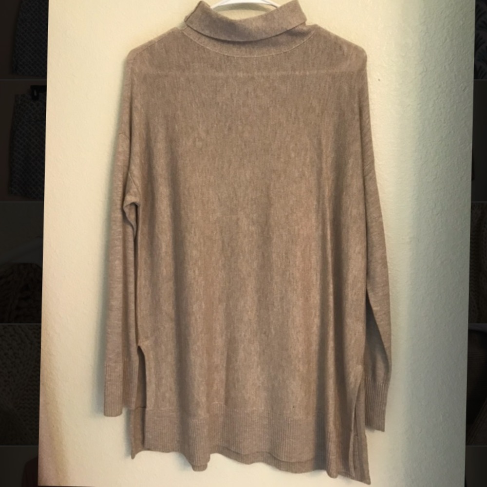 Tan tunic sweater